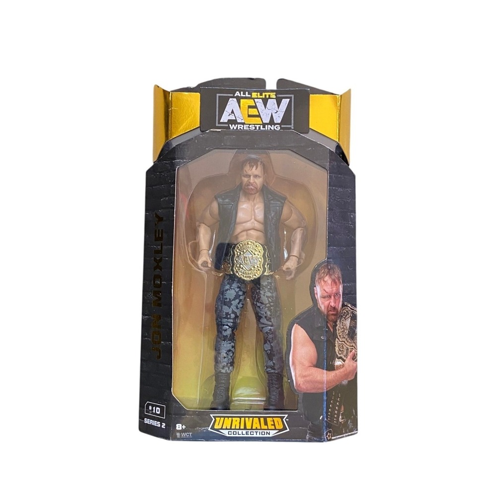 AEW Jon Moxley Unrivaled Series 2 Action Figure #10 World Champion Collectible